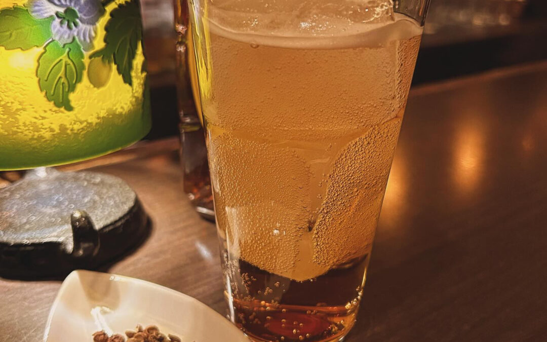 山椒のハイボール、蒸し蒸ししてきたからか、人気が出てきました