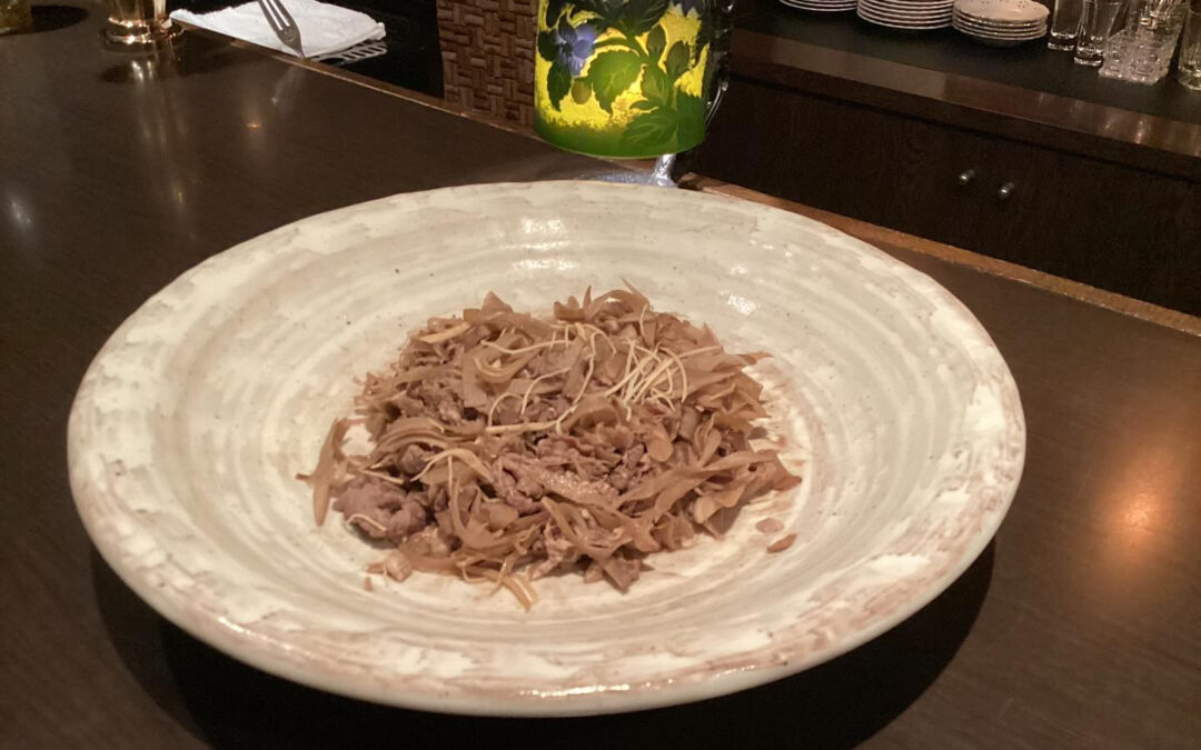 《ごぼうの炒め物》