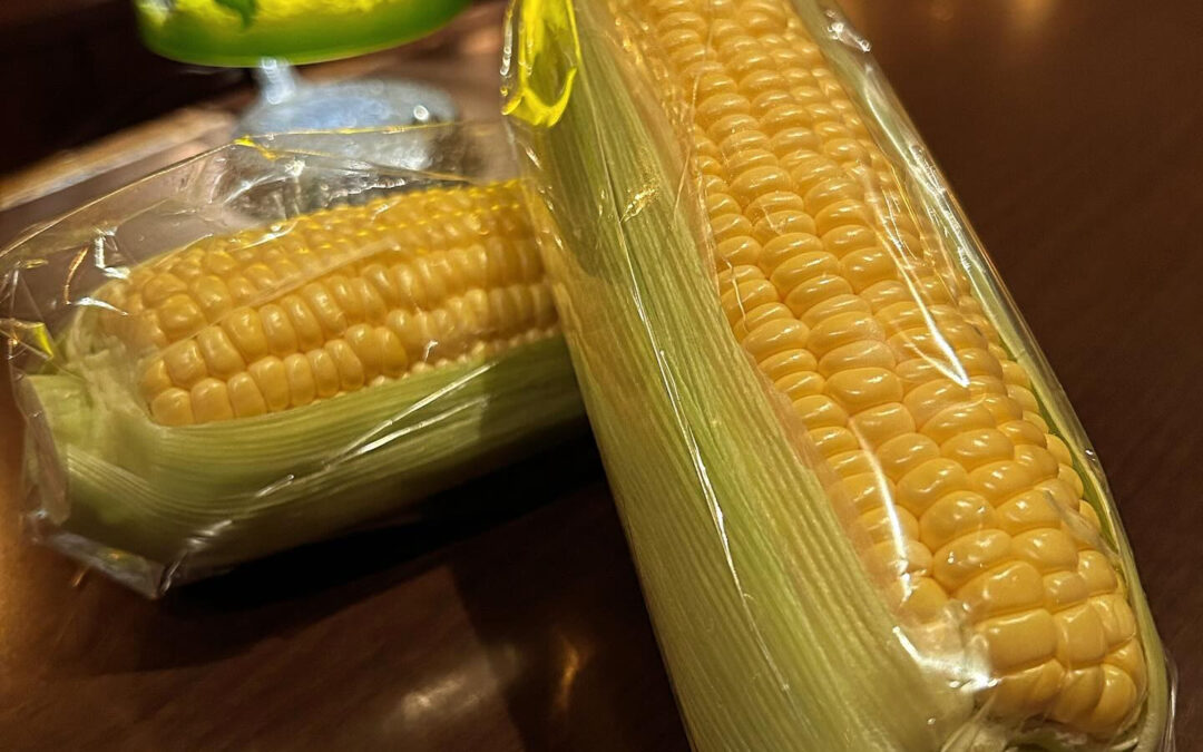 トウモロコシのカクテル、昨年から少しレシピを変えましたが、お