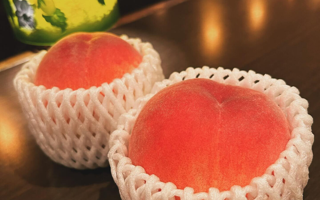 今年も桃の季節がやってきました
