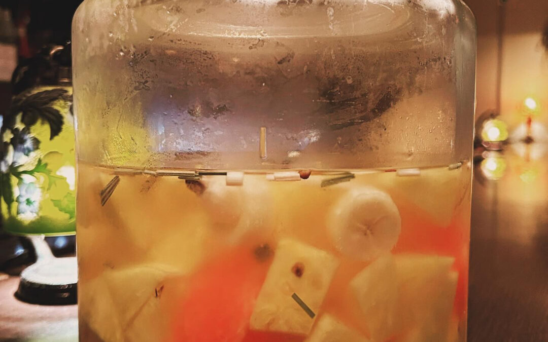 新しいサングリアがそろそろ飲み頃です