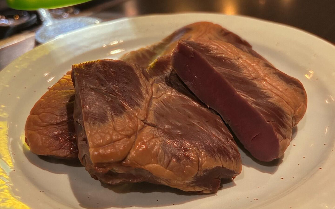 《豚ハツのスモーク》