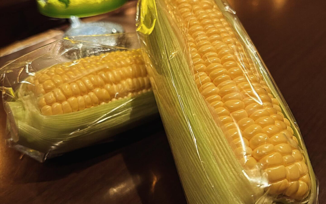 《トウモロコシのカクテル》、無くなり次第終了となります