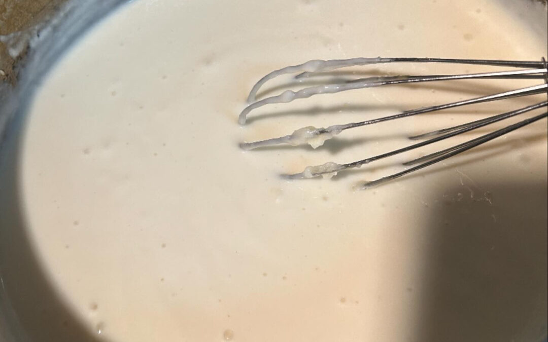 そろそろ涼しくなり、《アレ》の季節ですのでベシャメルを仕込み