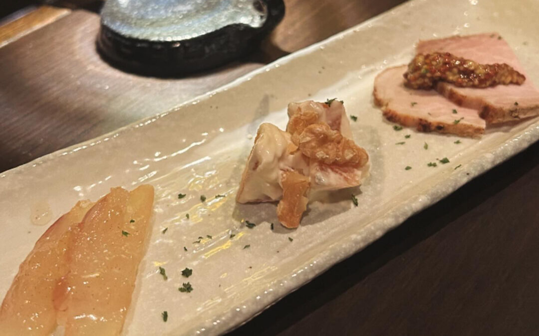 周年でお出しさせていただく《スペシャルオードブルプレート》の