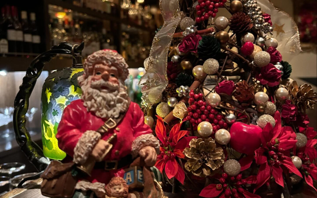 12月でお店も少しだけクリスマス仕様です