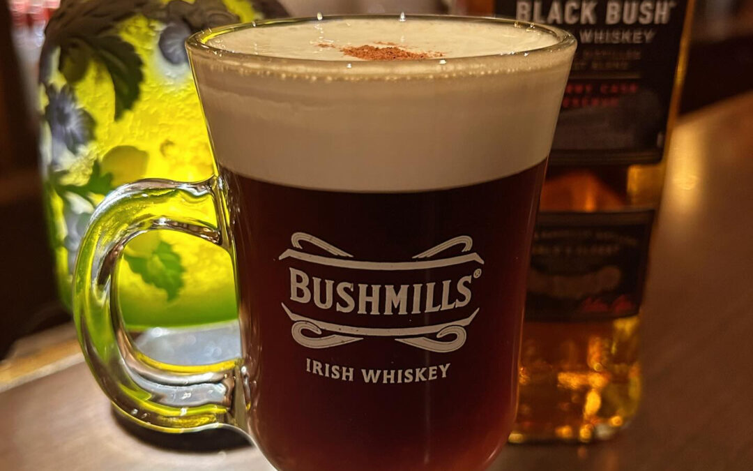 寒い日が続きますので、《アイリッシュコーヒー》が美味しいです