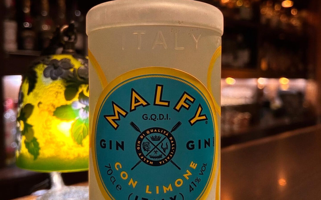 暖かい今日はレモンのジンはいかがでしょうか